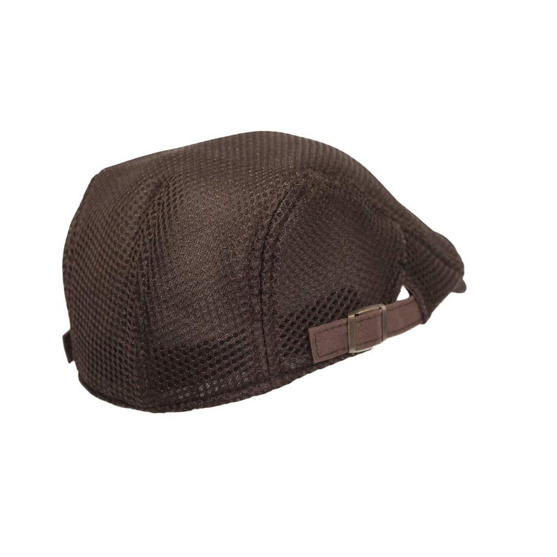 WITHMOONS Ivy Cap Summer Mesh Newsboy Irish Golf Hats MZ30038 (Mesh_Brown) - Image 3
